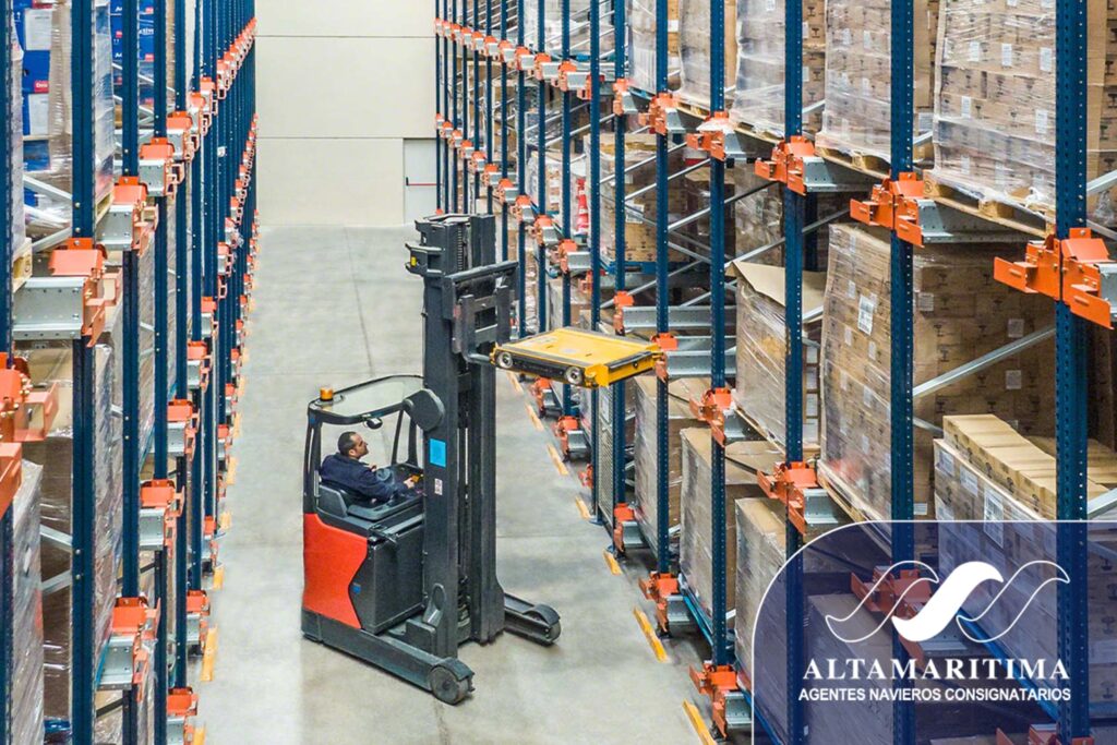 Tipos de almacenamiento de mercancía y sus usos