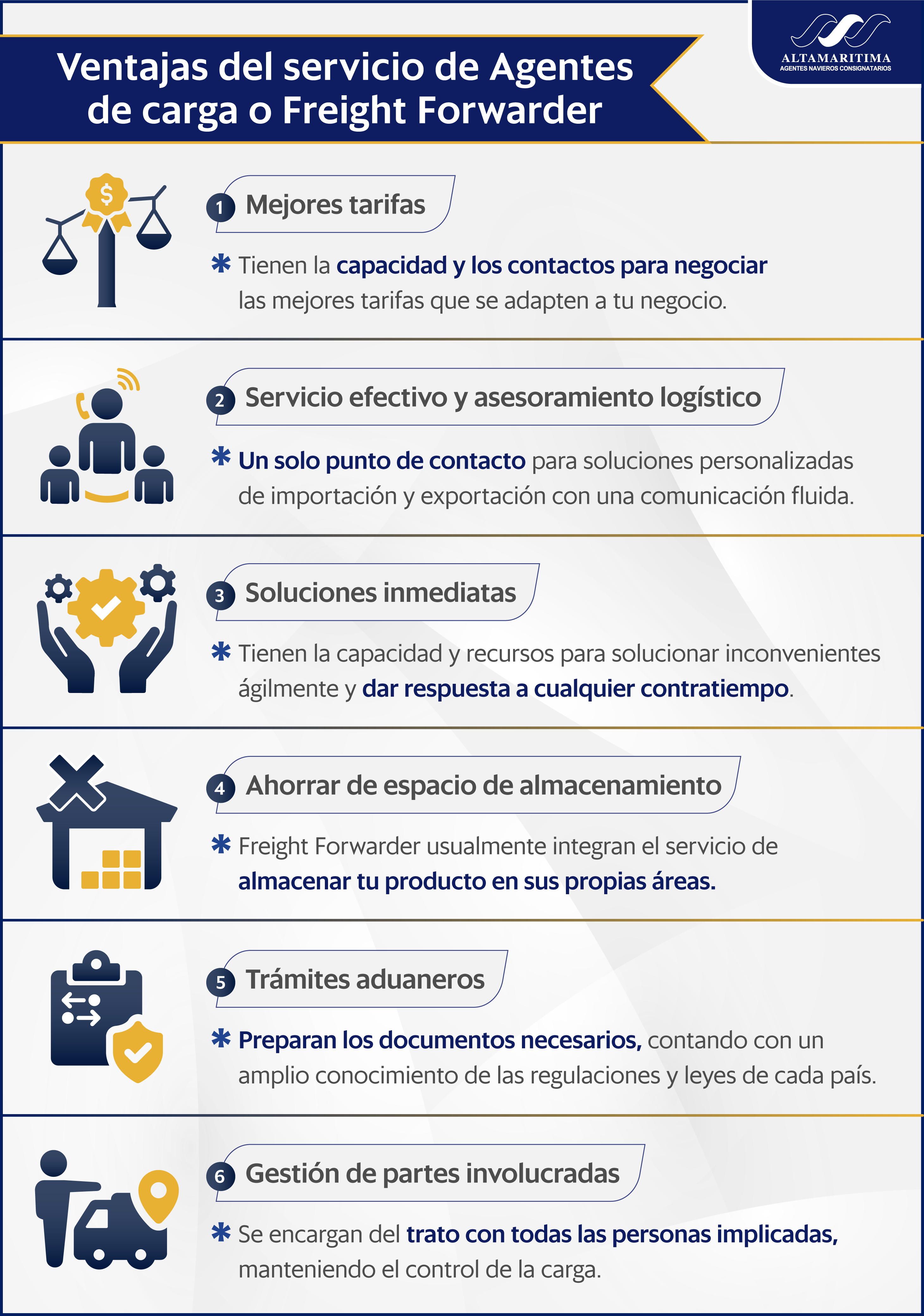 Ventajas del servicio de transporte de carga o Freight Forwarder