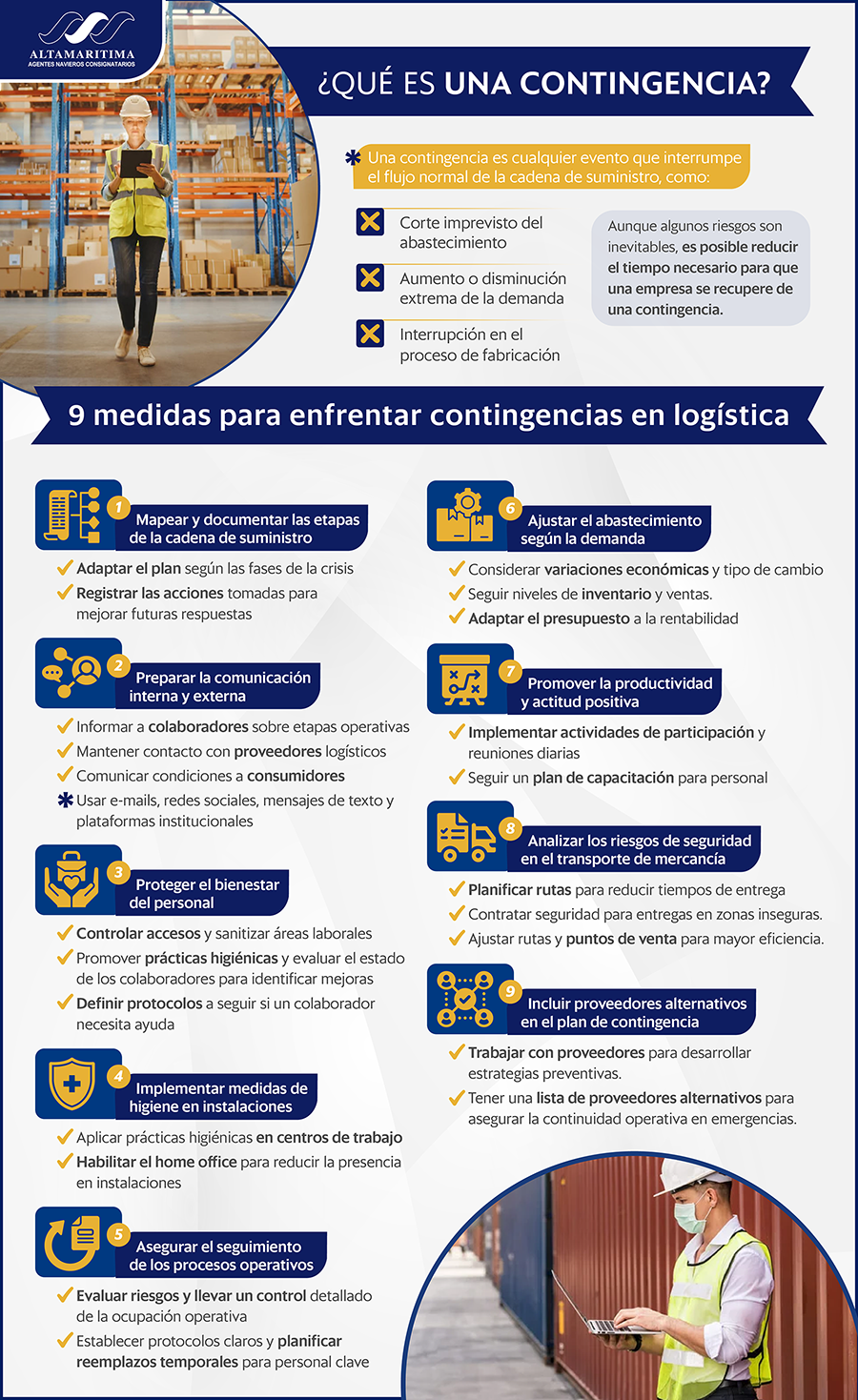INFOG - 9 prácticas para gestionar contingencias en logística